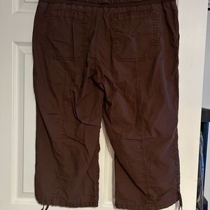 Crop pants, drawstring/elastic waist